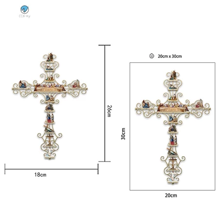 Cruz da Vida - A Jornada de Cristo Representada em Cada Detalhe desta Obra