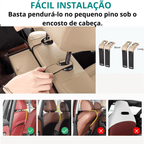 🔥 Organizador Multifuncional SeatSmart™  – ABS Premium + Couro – Impermeável e fácil de limpar!